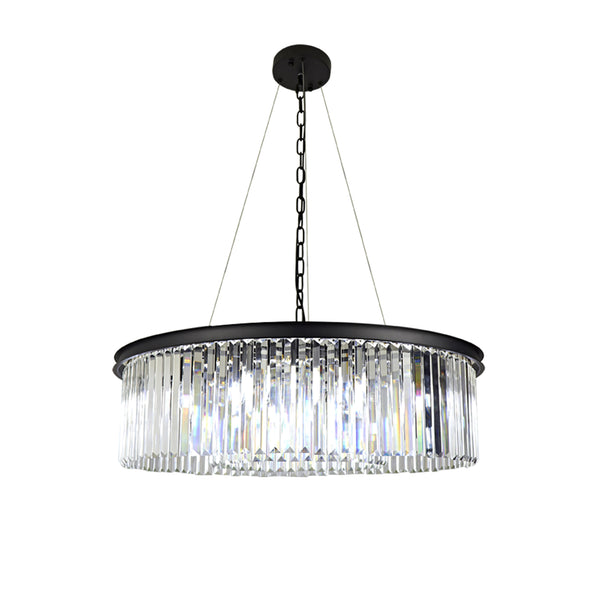 Beatihome 2 Ties D43.3" 18 Lights Modern Contemporary Crystal Chandeliers