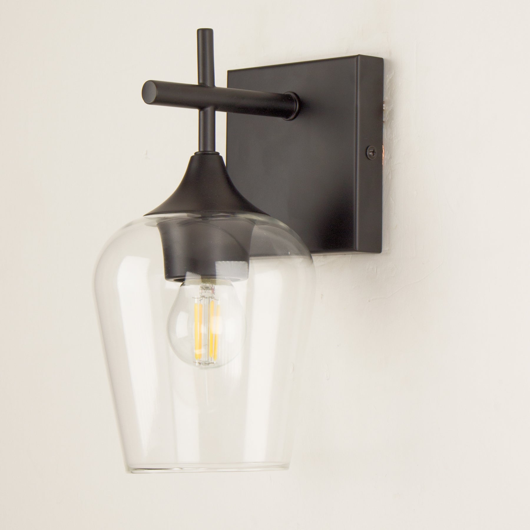 Beautiful view of Textured Glass Sconces For Bathroom