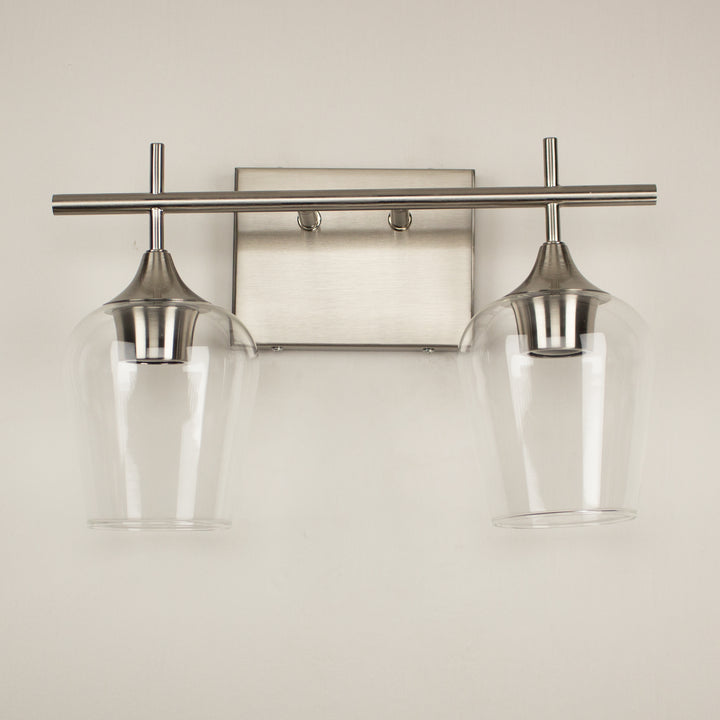 2-Lights Bathroom Vanity Glass Wall Sconce - Beatihome: Your Modern Home Choices